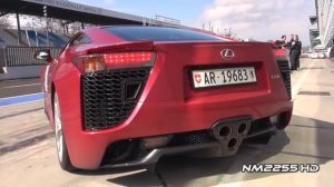 Lexus LFA V10 Exhaust Revs   Amazing Sound!!