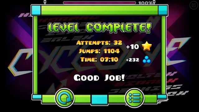 Geometry Dash | CYCLONE 100% by Bianox смотреть онлайн