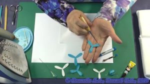 Людмила Болтова._Голубые подснежники_ - Пролеска - из фоамирана. Blue snowdrops - Scilla - foamiran.