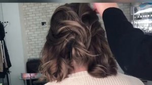 НИЗКИЙ ПУЧОК НА КОРОТКИЕ ВОЛОСЫ hairstyle for short hair