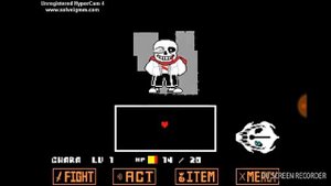 Aftertale Frisk vs Geno Sans
