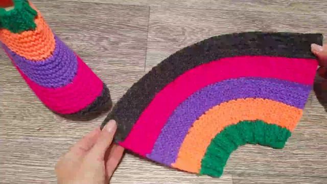 ЕЩЕ ОДНА КРАСОТА ИЗ ОСТАТКОВ ПРЯЖИ ? смотреть онлайн