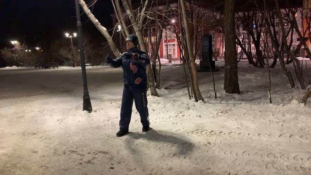 Ицюань / Yiquan 30/30 #3. Ченбао Чжуан, Хуньюань Чжуан. Дань Туйшоу соло-2. Цзянь У (38 день)