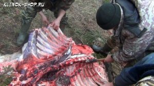 Разделка лося ножами и топором Сёмина Ю.М. Часть 3