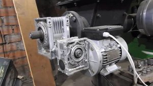 как я установил редуктор на котёл грин.