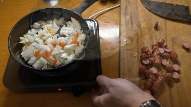 Завтрак с охотничей колбаской. Чо ПОХАВАТЬ. смотреть онлайн