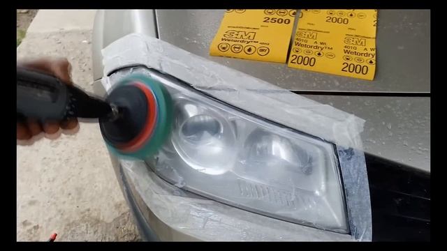 Полировка пластиковых фар смотреть онлайн