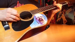 LED ZEPPELIN  Cover  " Black Dog " On Acoustic Guitar