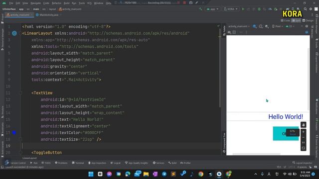 VIDEO #2 Android Studio || Toggle Button and Switch Button - Basic UI Interface #2 смотреть онлайн