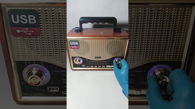 Радиоприемник Kemai MD-1706BT #радиоприемник #радио #портативнаяколонка #kemei