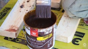 Красим хозблок правильно