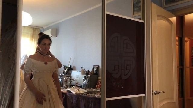 Прокат исторических платьев. Вторая примерка. Мы в образе. Видео #6