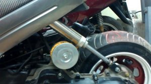 Тюнинговый скутер на пневмо подвеске