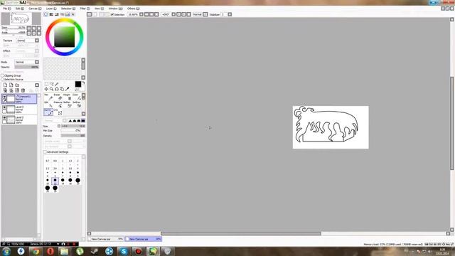 Как рисовать арты в Paint tool sai смотреть онлайн