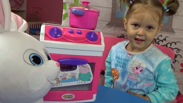 Тайная Жизнь Домашних Животных Кролик Снежок Голодный Готовим вместе Суп Играем в повара Кухня смотреть онлайн