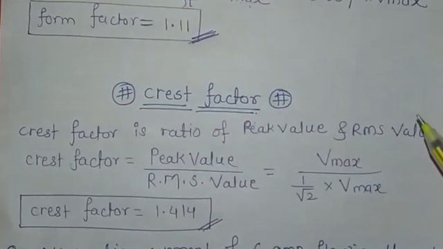 AC05 FORM FACTOR CREST FACTOR смотреть онлайн