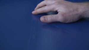 Резка  ПВХ ткани на планшетном плоттере