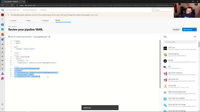 BUILDING Go (golang) Code In An Azure DevOps Pipeline [Getting Started] смотреть онлайн