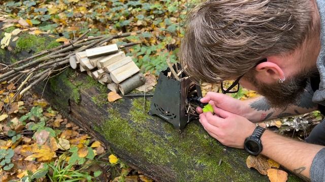 ДЁШЕВО! Превращаем складную щепочницу в турбопечку!