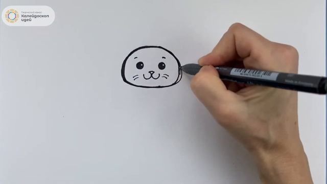 Как нарисовать котика смотреть онлайн