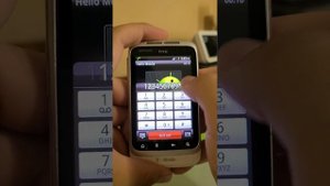 HTC Wildfire S incoming call