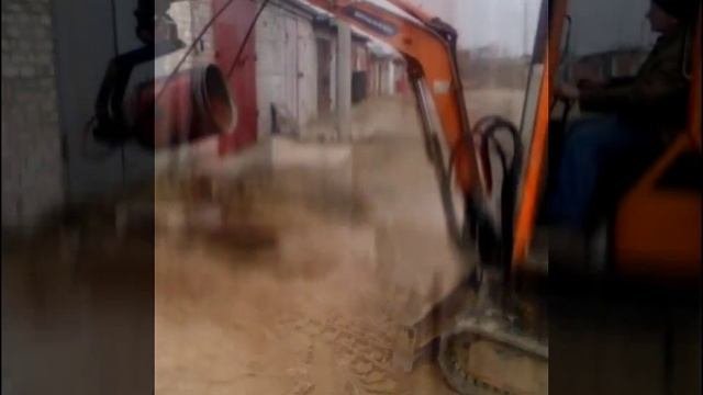 Миниэкскаватор+бетономешалка
