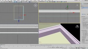 Создание карнизов, плинтусов, молдингов, рамок в 3ds Max. Sweep, Bevel Profile. Уроки 3ds Max