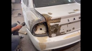 Приора 10год после ДТП/Восстановление приоры по чеченски!