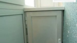 Лоджия серия П-3, остекление КБЕ от пола до потолка, тумбы.