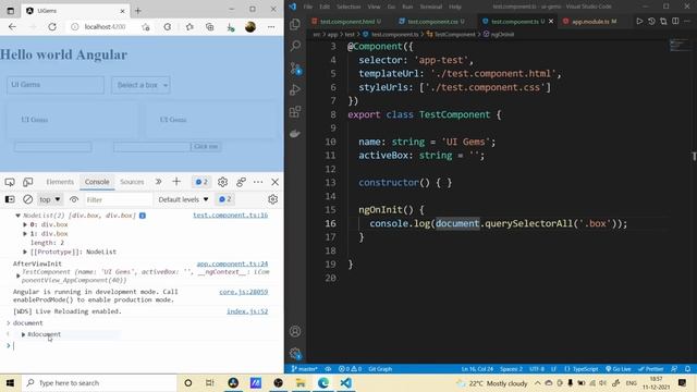 14 ElementRef | Angular in Tamil смотреть онлайн