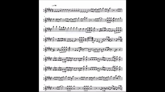 Faded Notes Sheet music смотреть онлайн