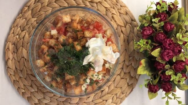 Салат с фасолью ? |Сытный, вкусный и быстрый ⏰