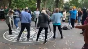 Twist & Shout Dance Party! @ Strawberry Fields, Central Park, NY, 10/17/21