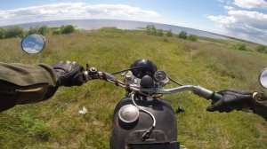 Пробный дальняк, 2 дня, 900км, ИЖ-49, день1