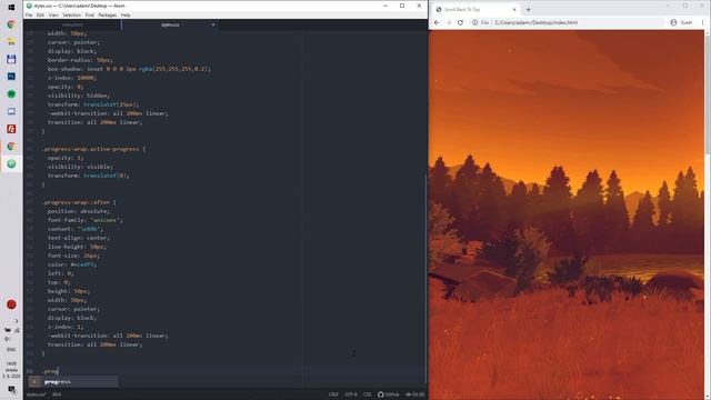 Awesome Scroll Back To Top Button With Progress Indicator (HTML & CSS & jQuery) смотреть онлайн