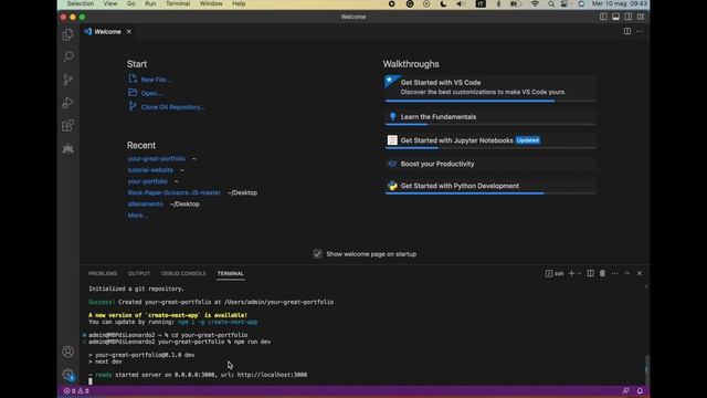 How to build an Editable Basic Portfolio Website with NextJS in 5 Minutes (Powered by Safurai)
