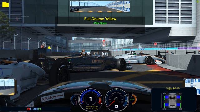 rFactor 2 обзор платного контента. Трасса Hong Kong E-Prix Track  Formila E