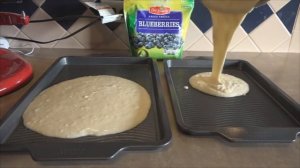 Вкуснейшие Панкейки с голубикой в духовке. Рецепты семьи Савченко. Blueberry oven pancake