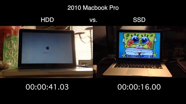 2010 Macbook Pro HDD Vs SSD