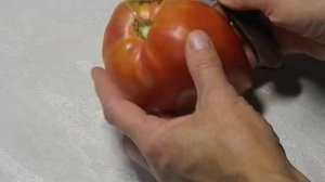 Томат Пудовик.  Тест созревших плодов - 2.