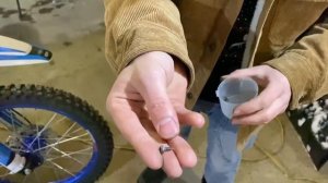 Самый бюджетный способ, сделать шипованную резину на мотоцикл!