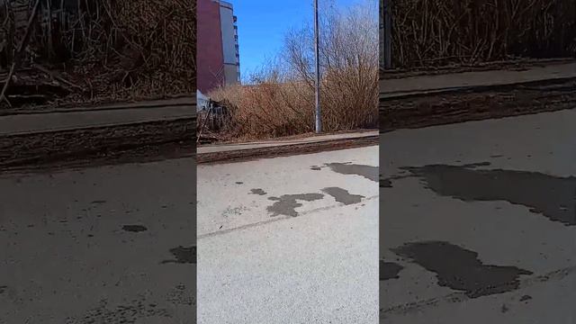 @Возле нашего дома был пожар, пожарные приехали очень быстро.