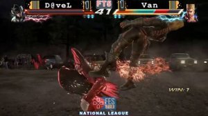 TEKKEN LEAGUE |Tour1| D@veL(Devil Jin) vs Van(Paul,Law)