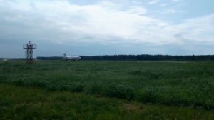 Ту-134 посадка на аэродроме Чкаловский
