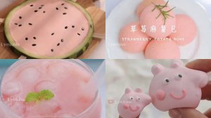 Красивые розовые десерты