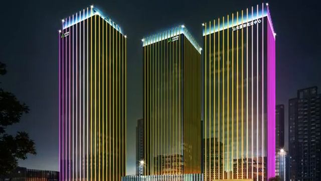 Динамическая подсветка здания смотреть онлайн