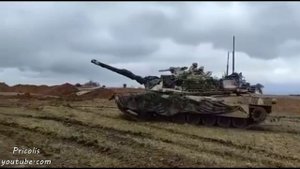 Танки Челенджер на полигоне