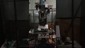 первые Тесты работы станка ВМ12-500