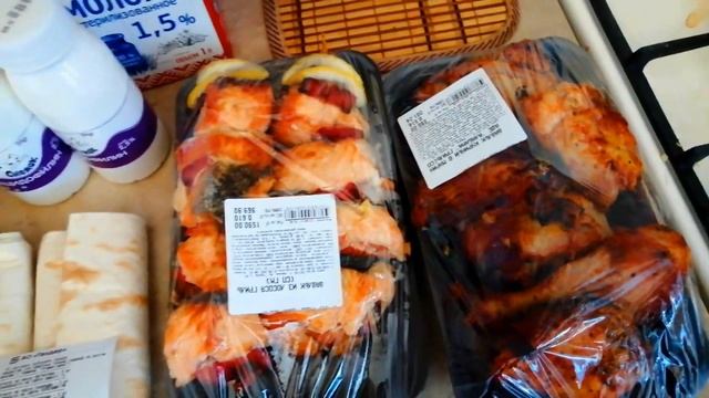 Закупка продуктов/Закупка в Карельском дворике/Закупка продуктов в Магните/Камера/Синичка позирует смотреть онлайн