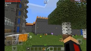 Игра Minecraft PE карта замок